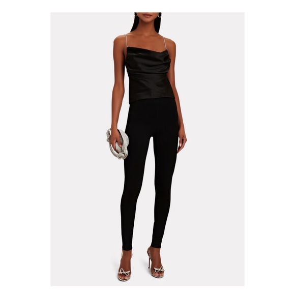 New! NONCHALANT LABEL Camm Open-Back Crystal Embellished Crop Top - Picture 7 of 16